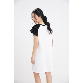 Đầm thun phối ta áo 20AGAIN DTW0545