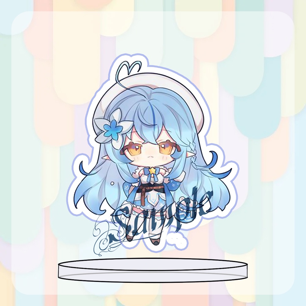 ( MINI ) Mô hình Standee HOLOLIVE Vtuber game anime chibi mica trưng bày