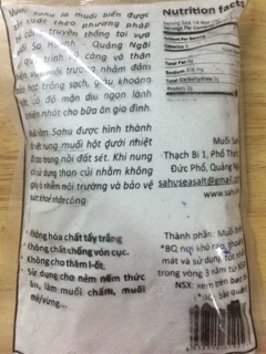 Muối Hầm Sahu 750gr