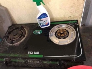 CHAI XỊT LAU BẾP HÀN QUỐC 500ml CHAI TRẮNG CÓ KÈM ĐẦU XỊT