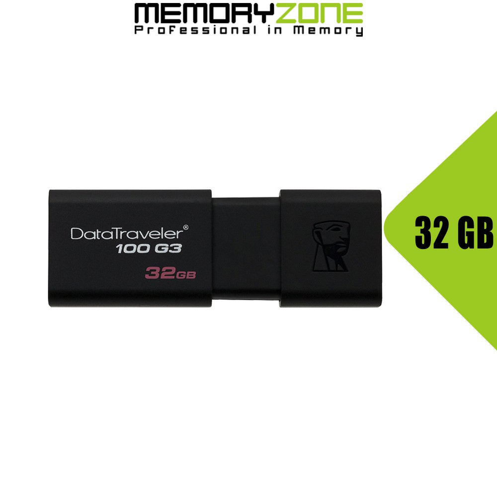 USB 3.0 Kingston DataTraverler 100 G3 32GB 100MB/s DT100G3/32GB - Bảo hành 5 năm | BigBuy360 - bigbuy360.vn