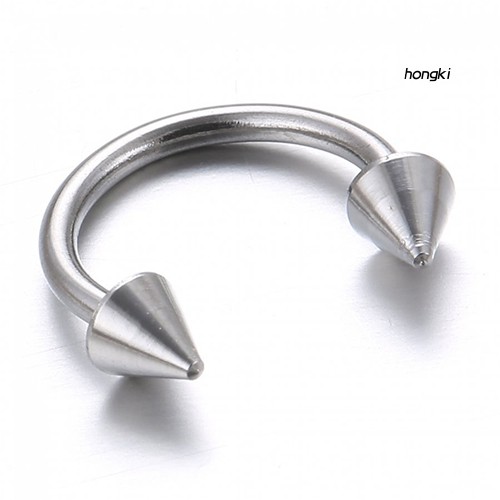 (Hàng Mới Về) Set 10 Khuyên Mũi Bằng Thép Không Gỉ Cá Tính