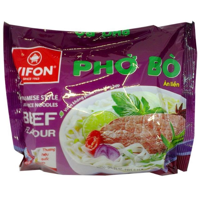 Combo 5 gói phở bò Vifon gói 65g