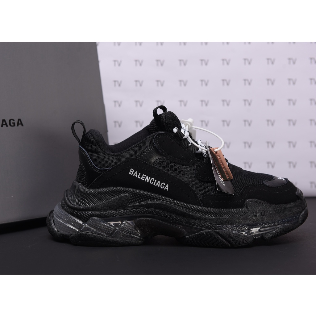 GIẦY THỂ THAO SNEAKER NAM NỮ BALENCIAGA TRIP S MÀU FULL ĐEN