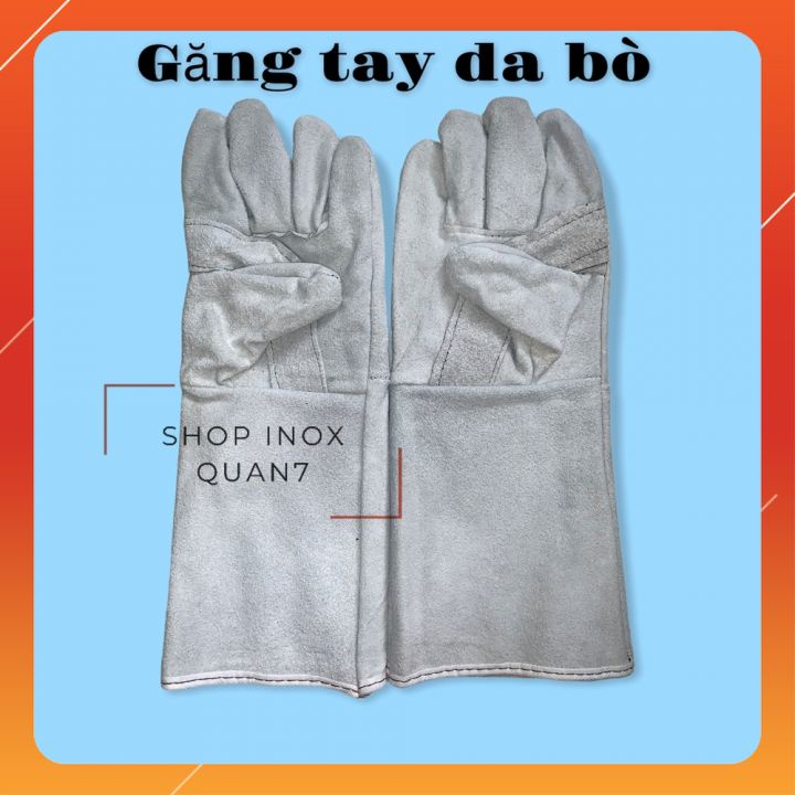 Găng tay hàn - Bao tay hàn da lộn, chống cháy, chịu nhiệt