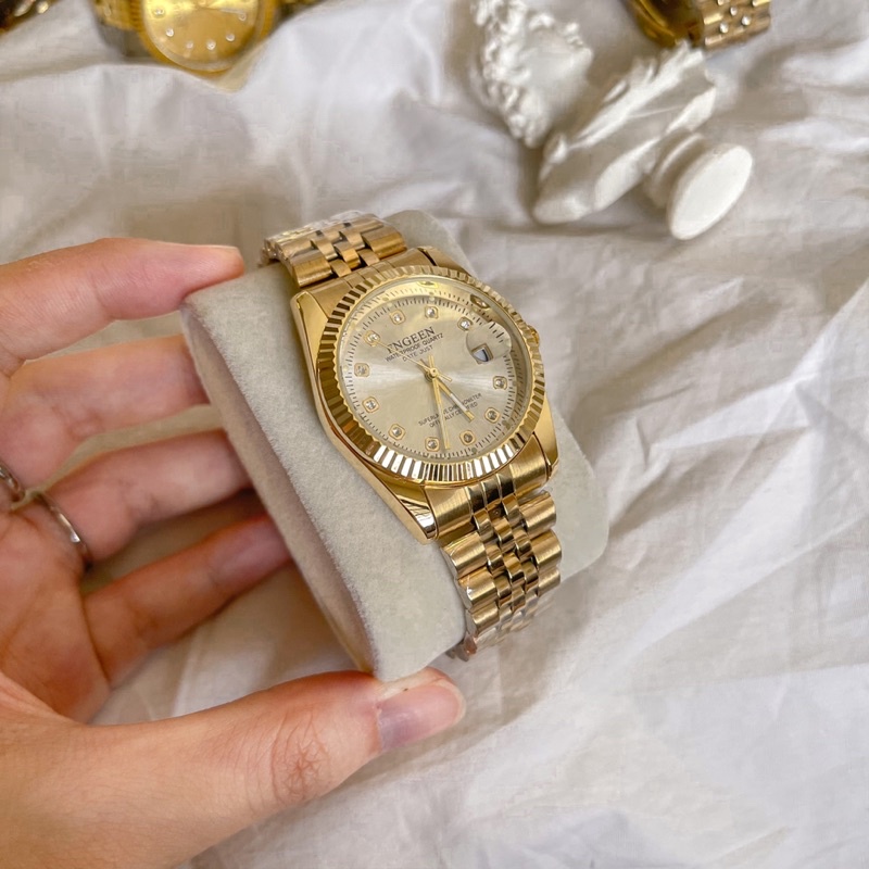 Đồng hồ nam, nữ chính hãng FNGEEN dây sắt sang trọng cho couple | BigBuy360 - bigbuy360.vn
