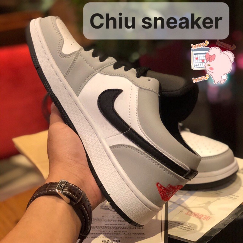 [Full box]+ Free ship giày thể thao Jordan 1 cổ thấp xám [ Jd1 ] [ Jordan xám ] [ Jordan smoke ] | BigBuy360 - bigbuy360.vn