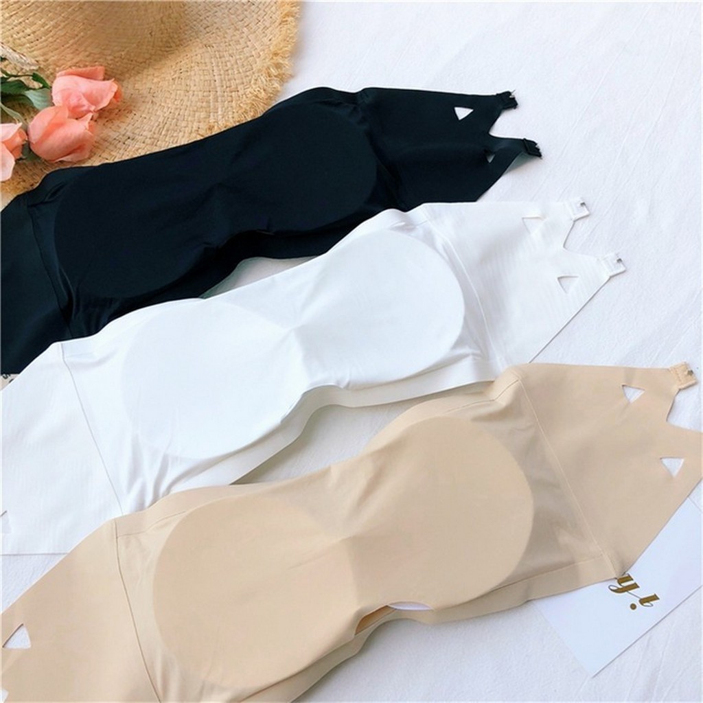 COMBO 3 áo quây ngực chống tụt❣️❣️FREESHIP❣️❣️lót su đúc non ôm chặt-FREESIZE-không dây mềm mịn QS18 | BigBuy360 - bigbuy360.vn