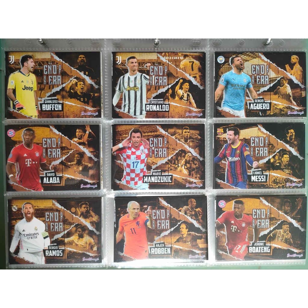 Thẻ Cầu Thủ Bóng Đá SKY Card BRTH ENDOF AN ERA| Ronaldo Messi Alaba Aguero Buffon Ramos Robben Mandzukic Boateng CR7 M10