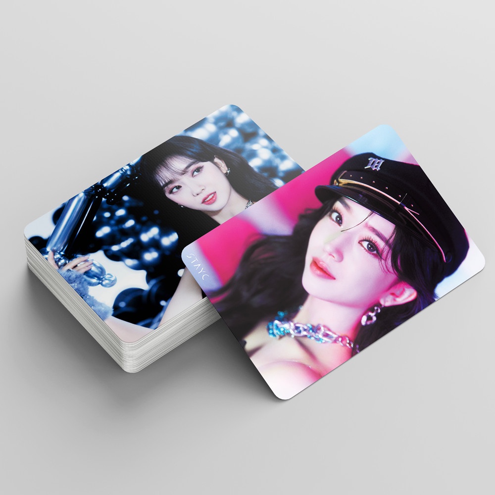 Bộ 55 Tấm Thẻ Hình Nhóm Nhạc Kpop STAYC