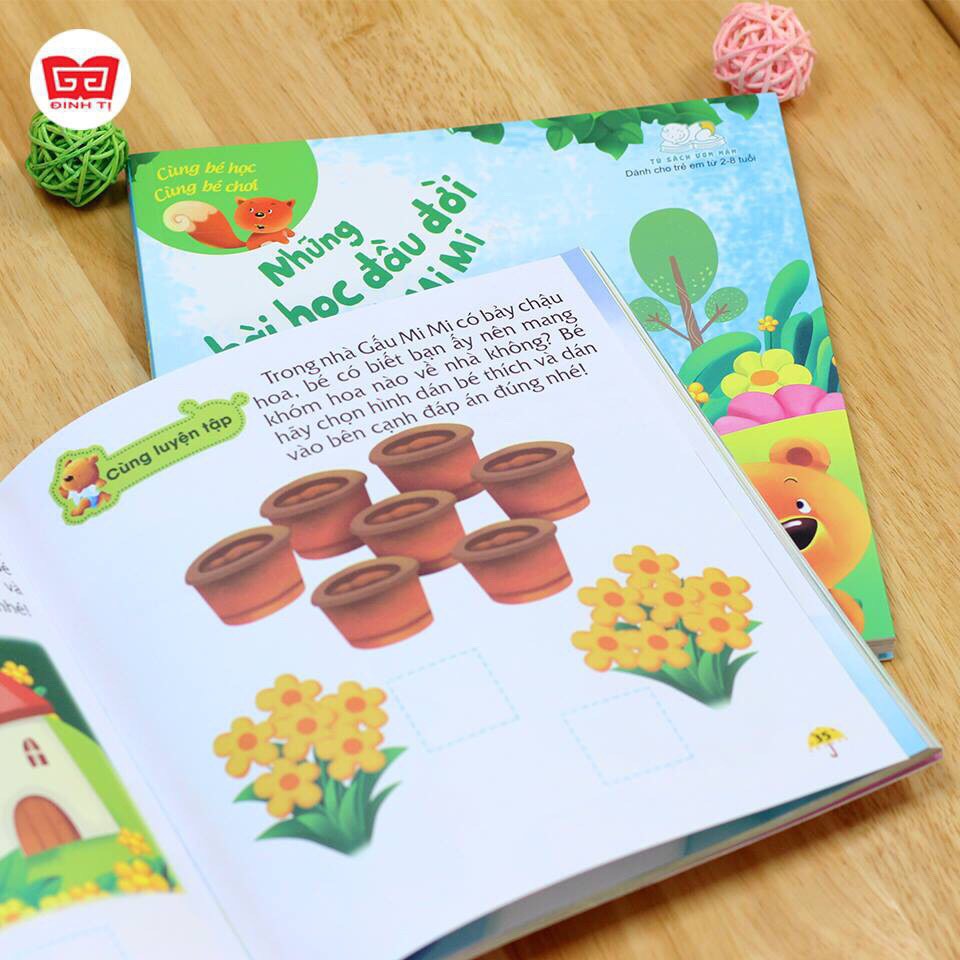 SÁCH - Cùng bé học - Cùng bé chơi (trọn bộ 2 tập)
