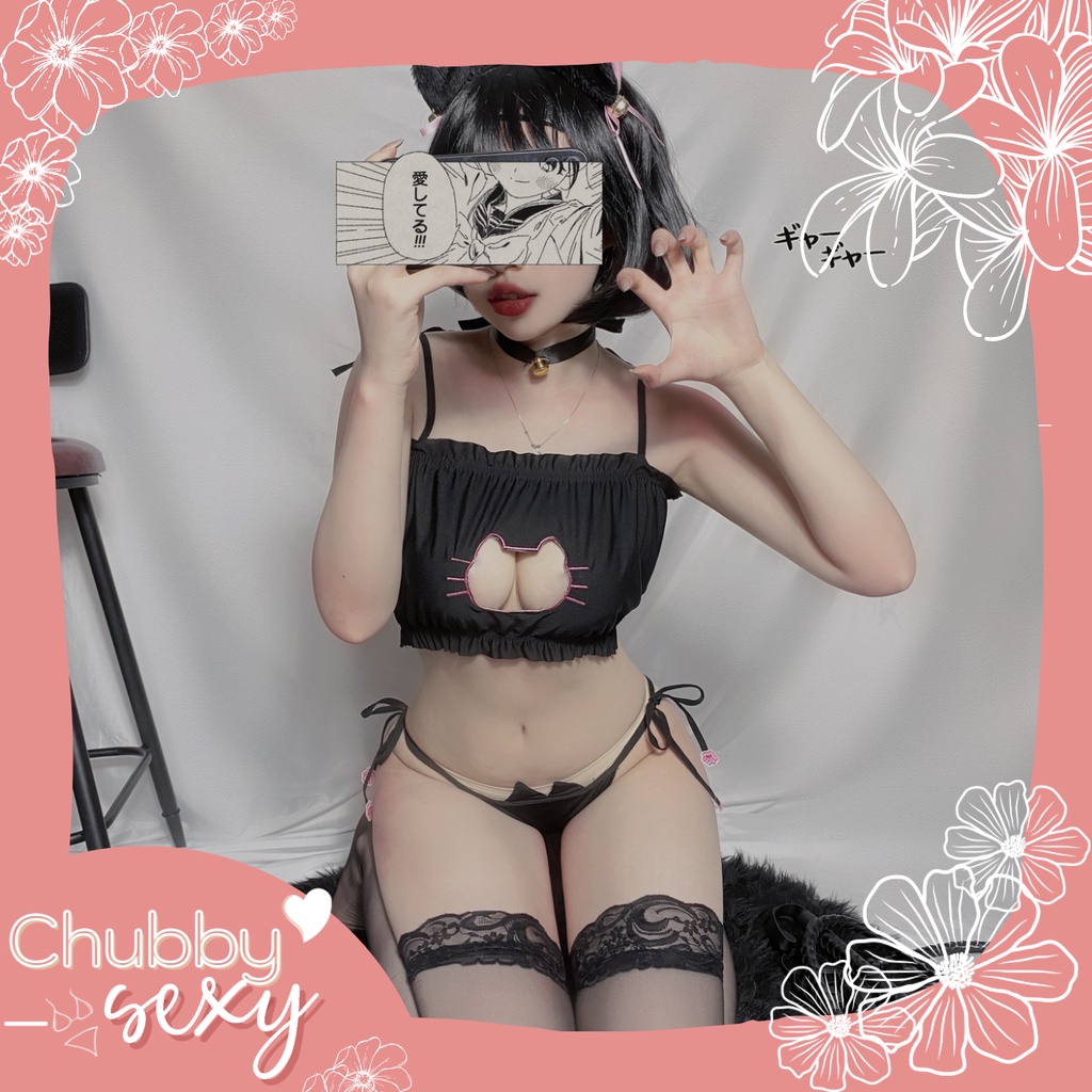 Cosplay Bikini Cô Mèo Hoang Gợi Cảm - Wild Cat Lady Girl Sexy - Chất Liệu Cao Cấp Kèm Vòng Cổ Chuông - CPL38 Chubby.Sexy | BigBuy360 - bigbuy360.vn