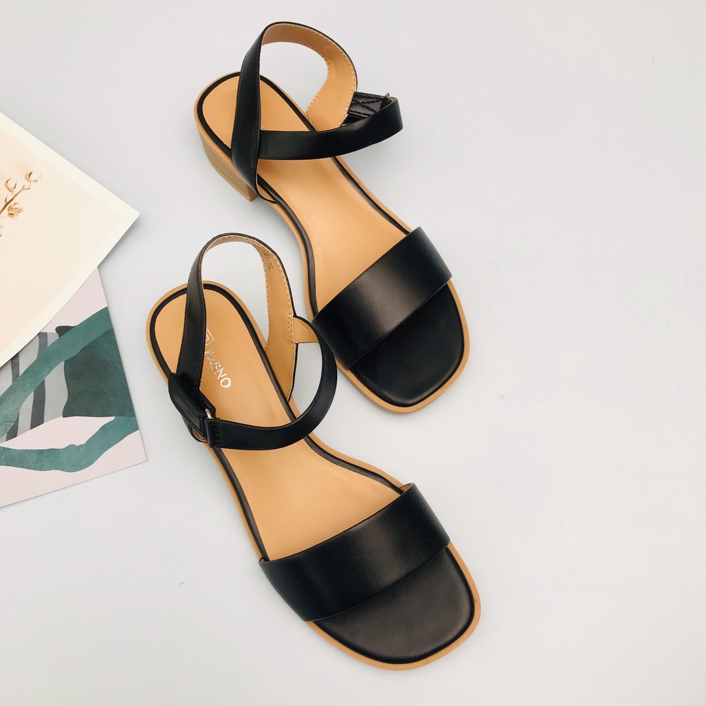 Giày Sandal nữ quai ngang (4 màu) PABNO - BH 12 Tháng - PN13001