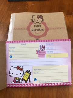 Phiếu ship hàng kitty