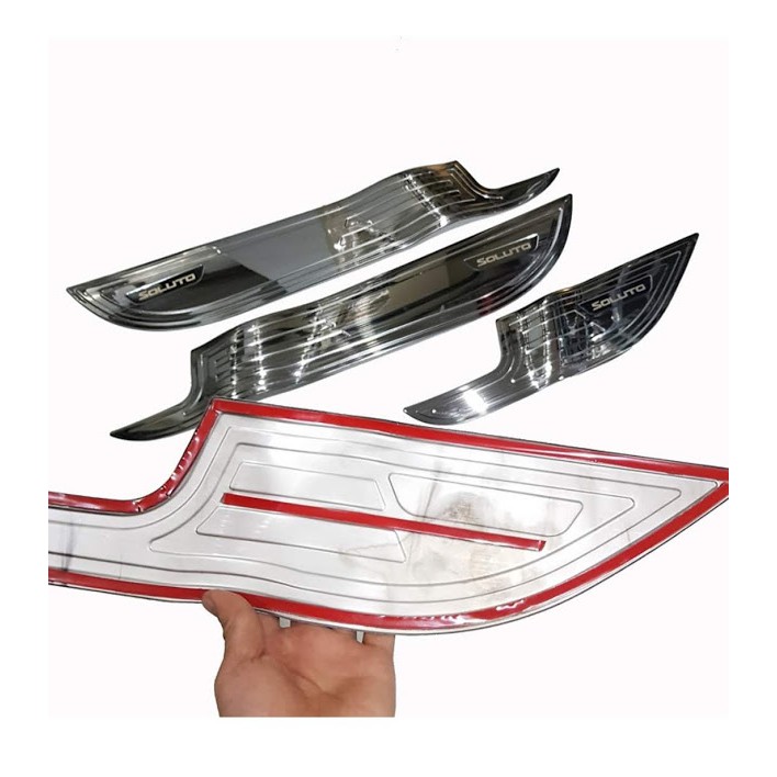 Bộ ốp chống trầy xước Tapli, Táp li cánh cửa dành cho xe KIA Soluto 2019+