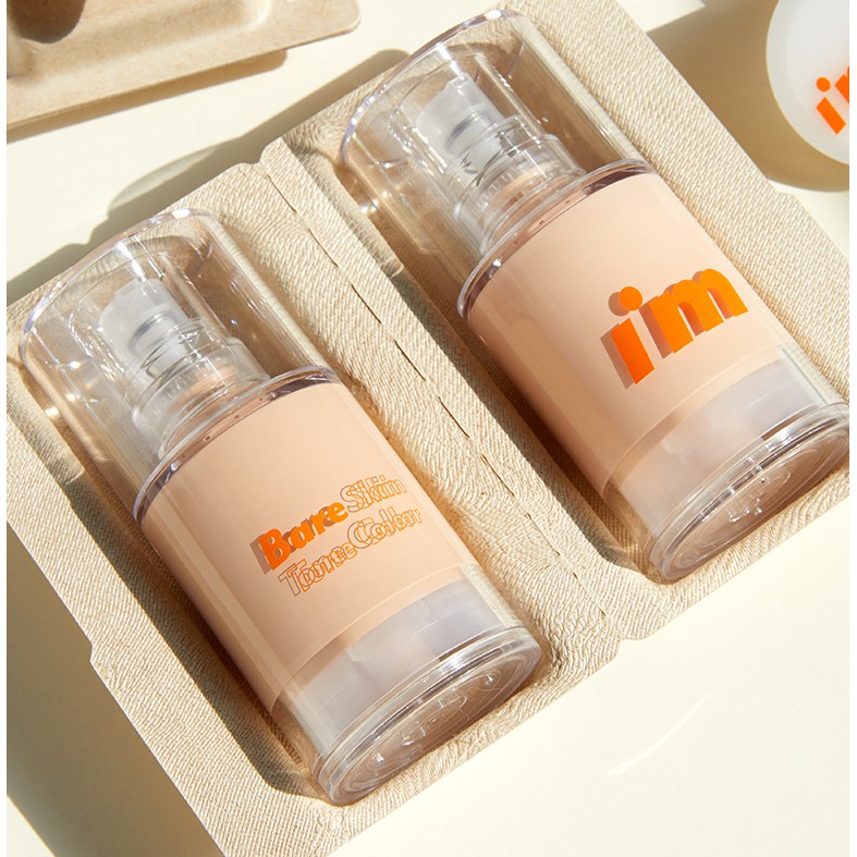 Kem Nền Che Phủ Hoàn Hảo, Mỏng Nhẹ I'm Meme I'm Bare Skin Tone Color SPF45/PA++ 30ml