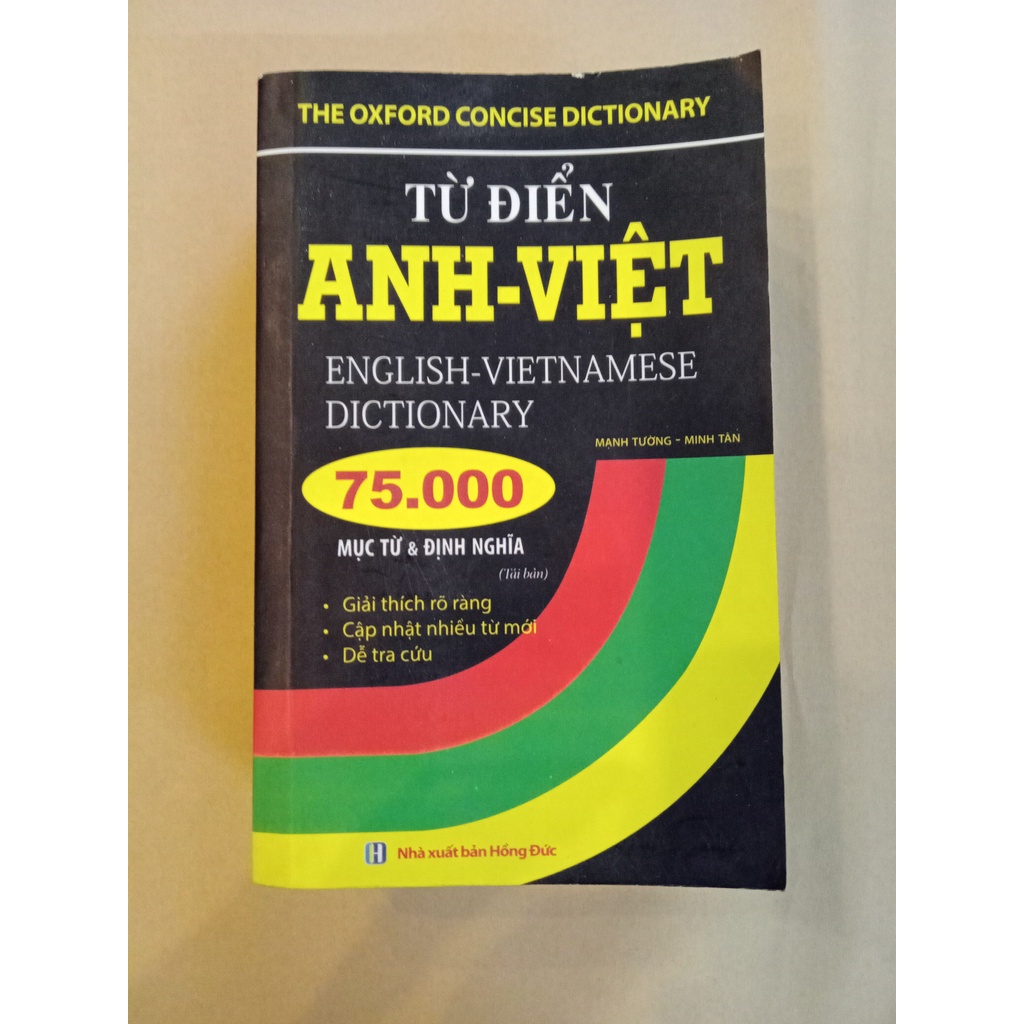 Sách - Từ Điển Anh - Việt 75.000 Mục Từ Và Định Nghĩa