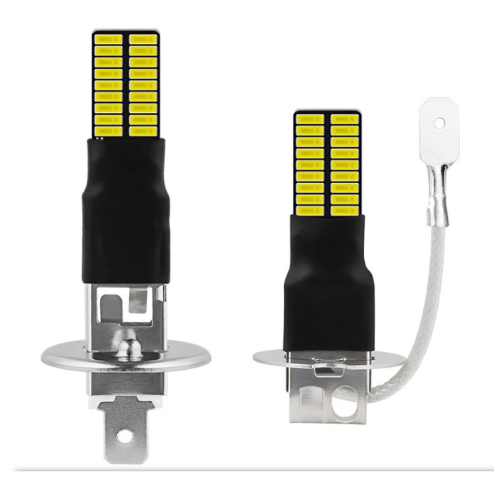 Đèn led sương mù H1 H3 4014 36smd 12-24v cho xe máy chất lượng cao