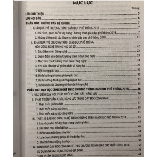 Sách - Hướng dẫn dạy học Môn Công nghệ trung học cơ sở theo chương trình giáo dục phổ thông 2018