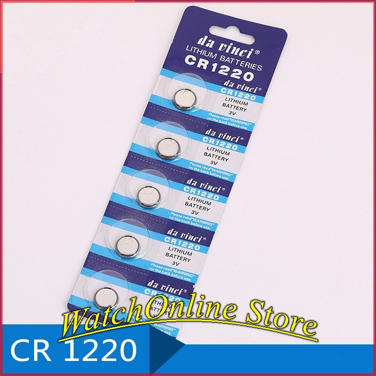 [Nhận sỉ] Pin cúc áo Cr1220 - Vỉ 5viên