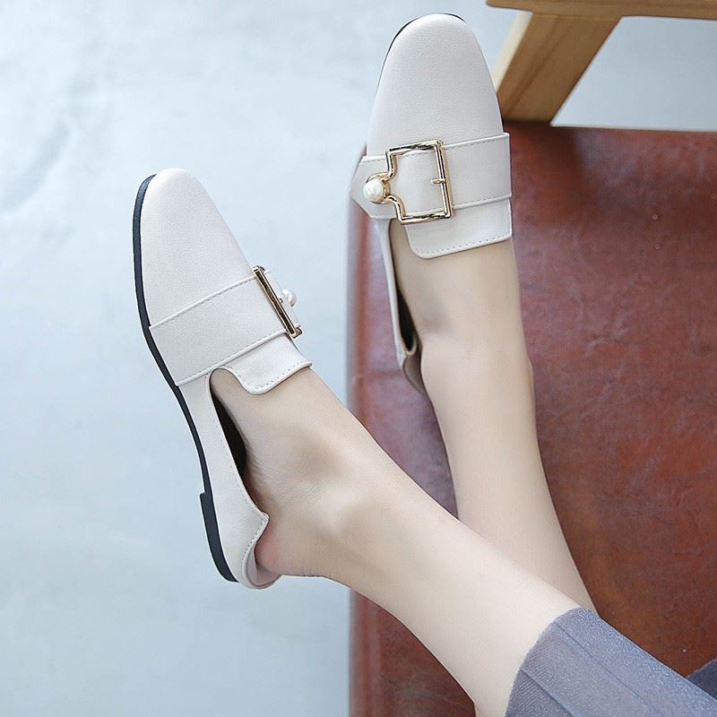 giày bệt đạp gót ulzzang order giày sục bà ngoại giày búp bê 2 màu đen be dáng hàn quốc CÓ ẢNH THẬT | BigBuy360 - bigbuy360.vn