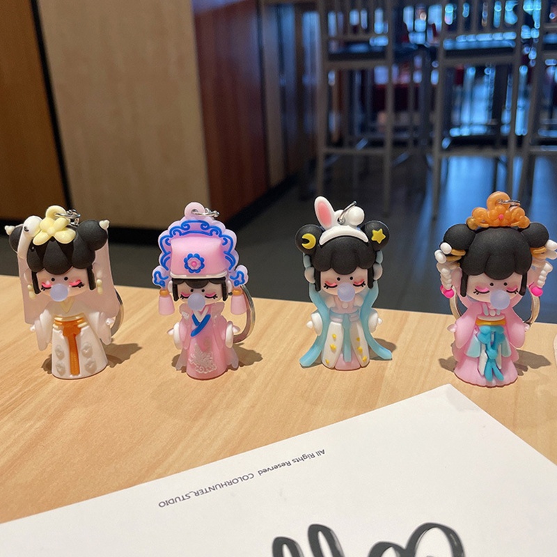 Móc Khóa Cao Su Mềm Hình Nhân Vật Hoạt Hình Anime Sáng Tạo