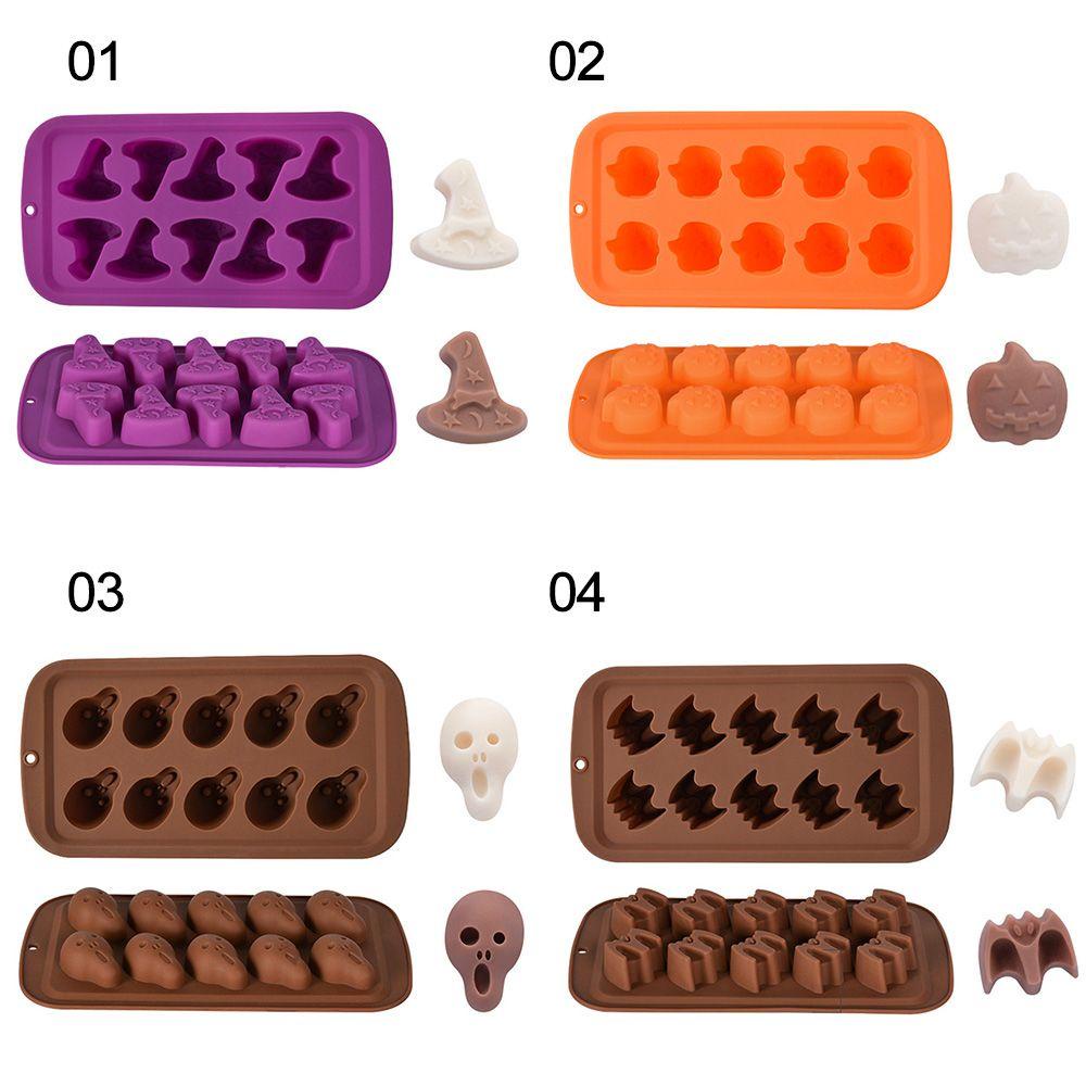 Khuôn Silicone Tạo Hình Làm Bánh Kẹo Chủ Đề Halloween