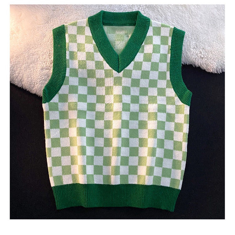 C&M SHOP 2021 Áo ghi lê dệt kim cổ chữ V không tay phong cách mới
 | BigBuy360 - bigbuy360.vn