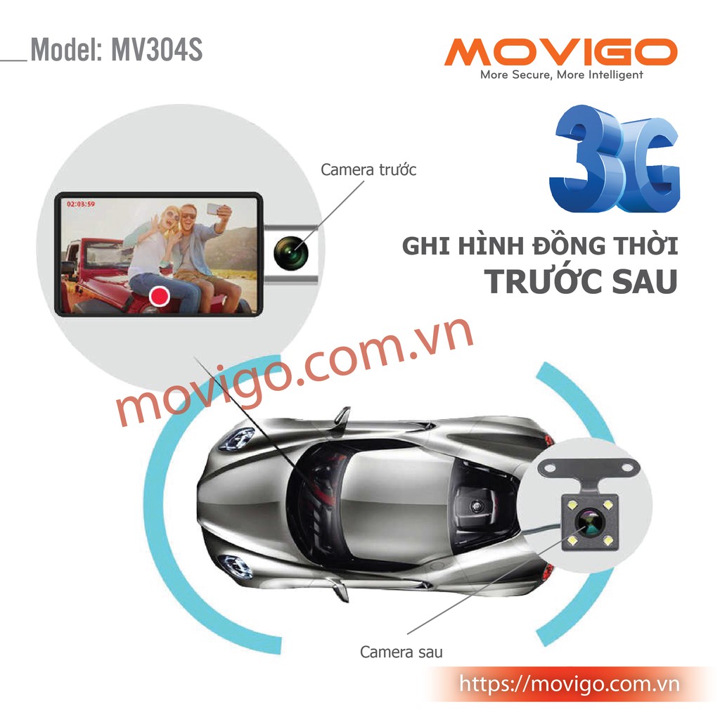 HOT- Camera hành trình Movigo MV304S