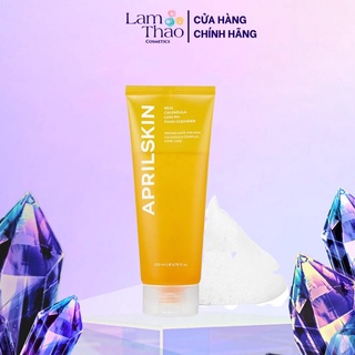 Sữa Rửa Mặt Làm Sáng Da Aprilskin Real Calendula Low-ph Foam Cleanser 200ml