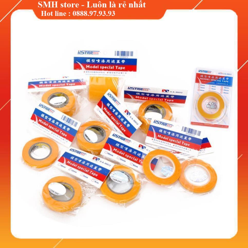 Băng dính che sơn Masking tape - Ustar cao cấp