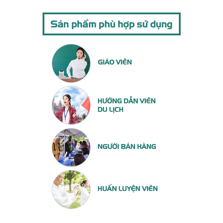 Máy trợ giảng không dây,FM,hướng dẫn viên, Giáo viên, hướng dẫn viên...