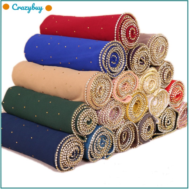 Cr Khăn Choàng Vải Chiffon Cho Phụ Nữ Hồi Giáo
