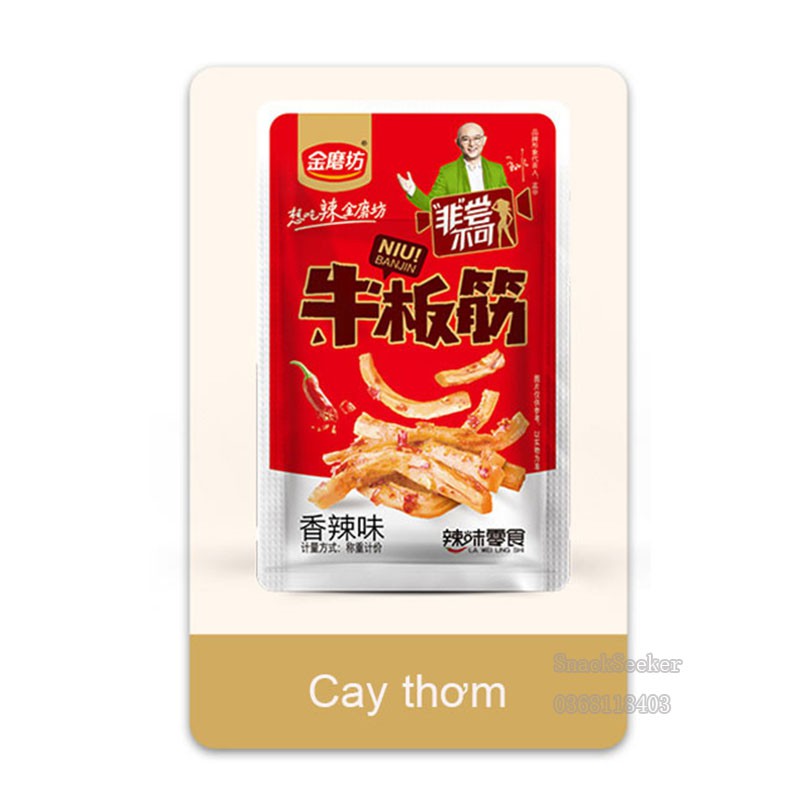 Gân Bò Xé Cay Tỏi ớt - Snackseeker - Gân Bò Xé Cay siêu ngon, dai dai , giòn giòn - Đồ ăn Vặt Trung Quốc 🐮 ngon ngon | BigBuy360 - bigbuy360.vn