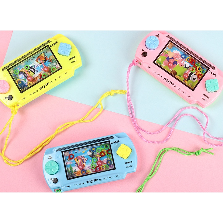 Máy chơi game bắn vòng nước cầm tay, đồ chơi giao dục cho bé trai bé gái giá rẻ E860