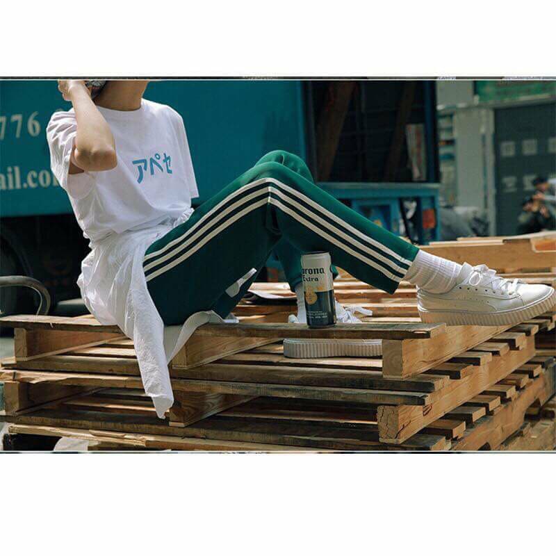 UNISEX - LINE PANTS - QUẦN 3 LINE MÀU XANH | BigBuy360 - bigbuy360.vn