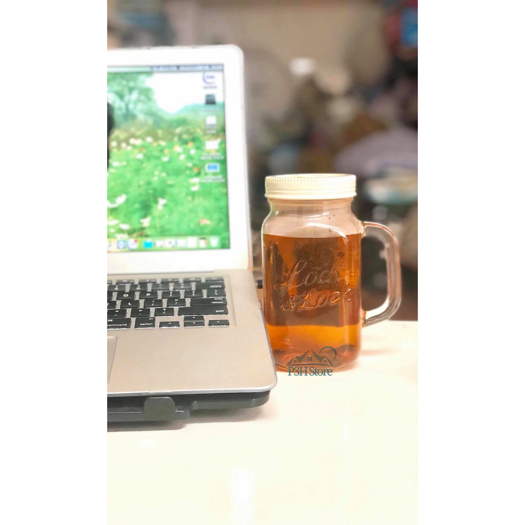 Ly thủy tinh nắp nhựa có tay cầm Lock&Lock Glass Jar dung tích 630ml LLG002 | BigBuy360 - bigbuy360.vn