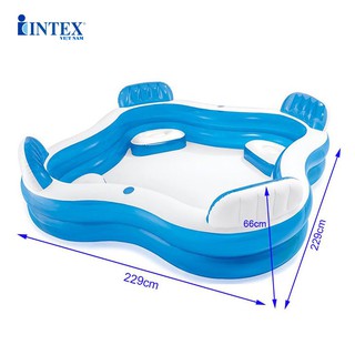 BỂ BƠI PHAO SALON INTEX 56475