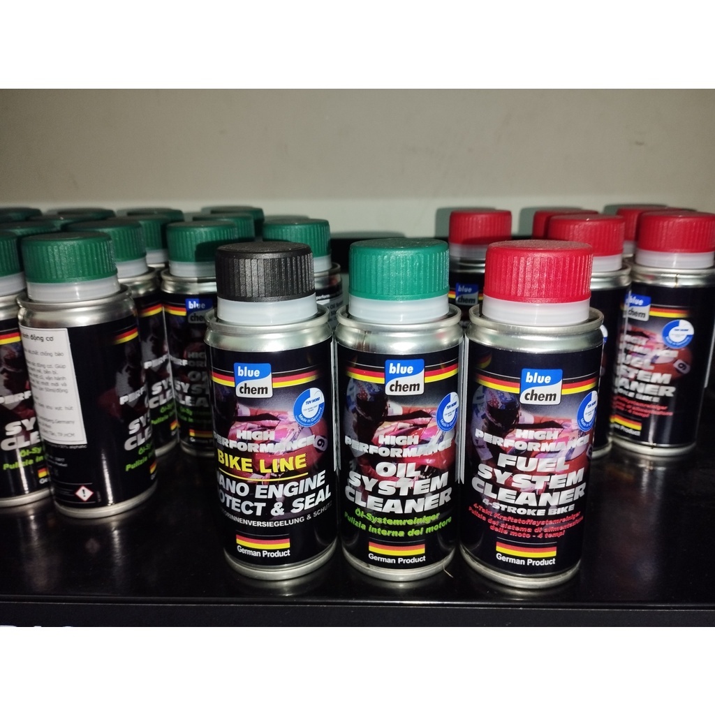 (Nhập Khẩu Đức) Dung Dịch Súc Rửa Động Cơ - Nhiên Liệu Kim Phun & Phụ Gia Bôi Trơn Nano Bluechem