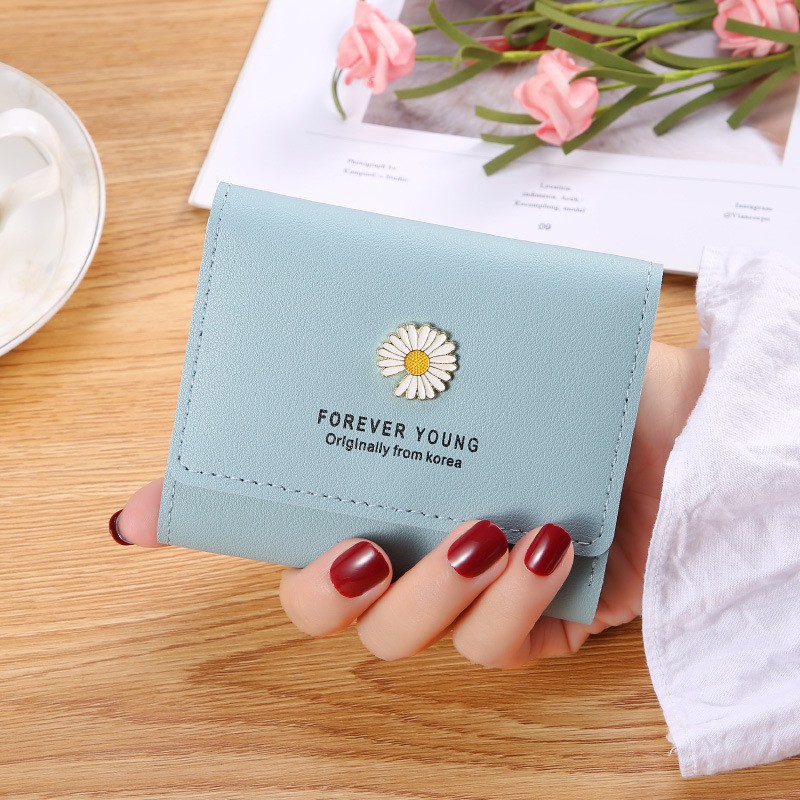 Ví nữ mini cầm tay hoa cúc dễ thương nhỏ gọn bỏ túi thời trang cao cấp đẹp giá rẻ VN03 | BigBuy360 - bigbuy360.vn