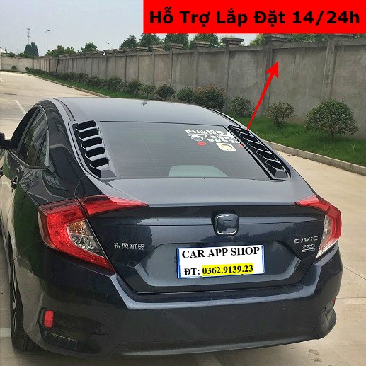 Ốp Hốc gió , Ốp Nóc Honda Civic Đời 2017_ 2021 Loại dán