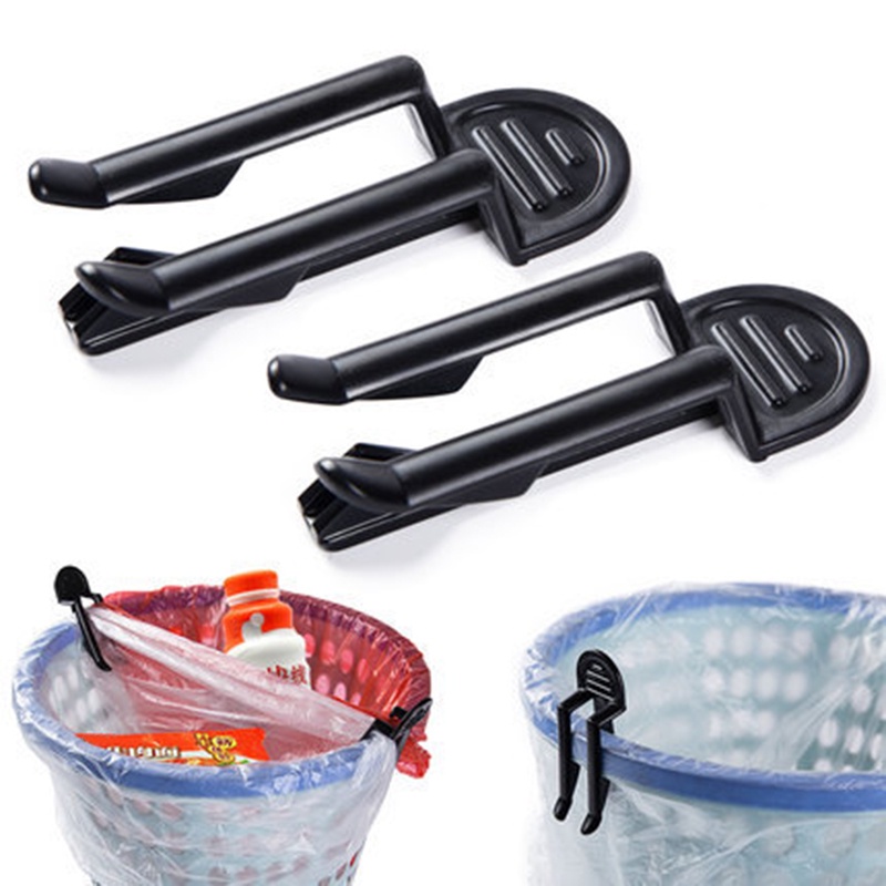Set 2 kẹp giữ túi rác chống trượt nhỏ gọn tiện dụng