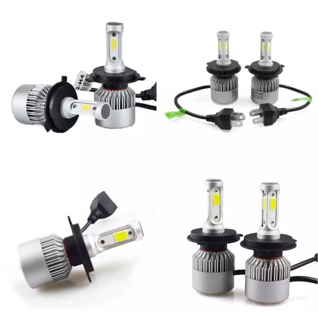 Bóng đèn pha LED xe máy 3 tim C6 - X7S - Siêu sáng - siêu gom