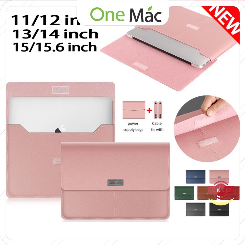 [4 món] Túi da đựng máy tính Laptop Windows, Macbook Pro, Macbook Air 11/12/13.3/14/15/15,6 inch cao cấp, mẫu mới.