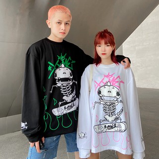 Áo nỉ tay dài khủng long Inside RAWR sweater XXME
