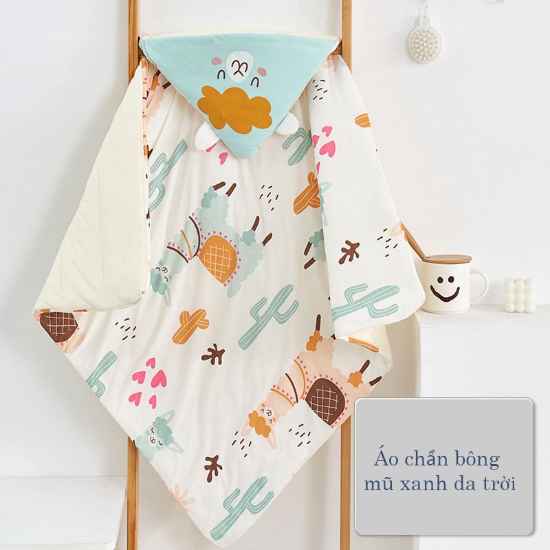 Ủ chần bông sơ sinh cao cấp, được làm từ bông dày dặn, ấm áp TUTI MOMMY