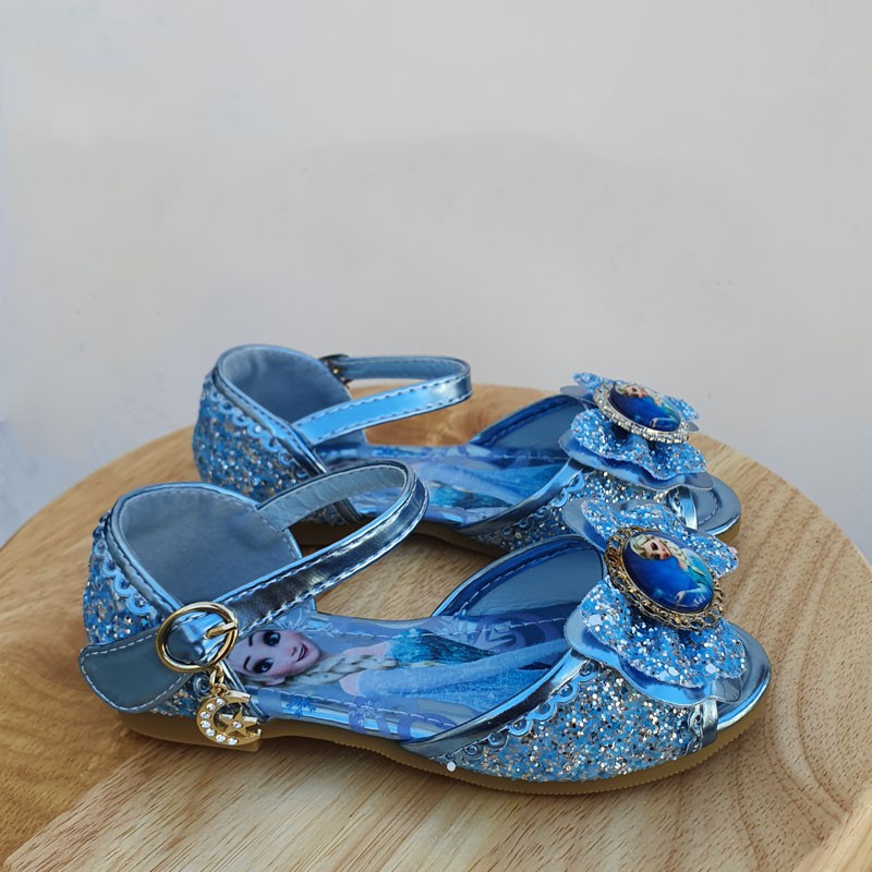 Giày sandal công chúa Elsa cho bé gái 3-9 tuổi