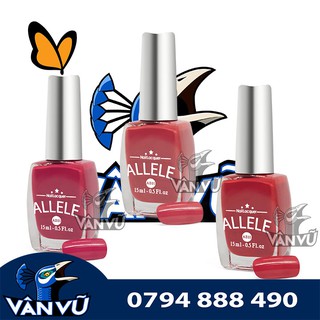 Các Gam Màu Da Hồng, Ruốc Hồng, Sơn Móng Tay Allele 15ml Mẫu Mới, Màu Lên Đẹp, Quyến Rũ, An Toàn