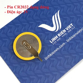 Pin cr2032 3v dạng cắm đứng i2h23