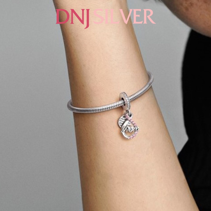 [Hàng cao cấp] Charm bạc 925 cao cấp, hàng chuẩn bạc - Charm Mum Infinity Pavé Double thích hợp để mix vòng tay charm